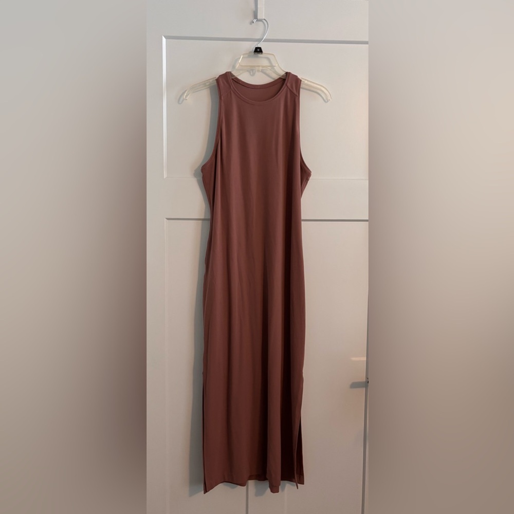 Sleeveless Mauve Maxi Dress